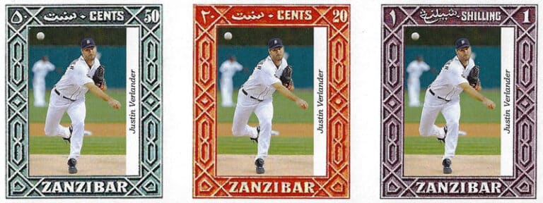 2012 Zanzibar – Justin Verlander, 20¢, 50¢, 1s