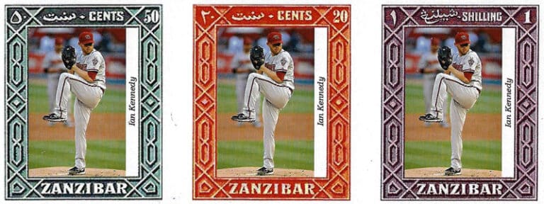 2012 Zanzibar – Ian Kennedy, 20¢, 50¢, 1s