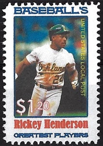 2013 U.S. Local Post – Baseball's Greatest Players, Rickey Henderson