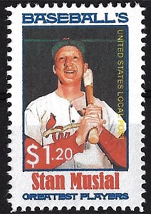 2013 U.S. Local Post – Baseball's Greatest Players, Stan Musial