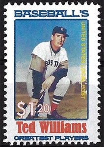 2013 U.S. Local Post – Baseball's Greatest Players, Ted Williams
