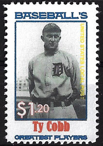 2013 U.S. Local Post – Baseball's Greatest Players, Ty Cobb
