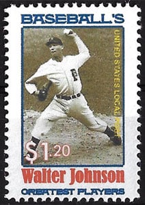 2013 U.S. Local Post – Baseball's Greatest Players, Walter Johnson