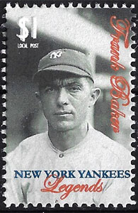 2013 U.S. Local Post – New York Yankees Legends, Frank Baker