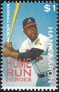 2013 U.S. Local Post – Home Run Heroes, Hank Aaron