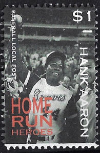 2013 U.S. Local Post – Home Run Heroes, Hank Aaron