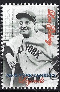 2013 U.S. Local Post – New York Yankees Legends, Lou Gehrig