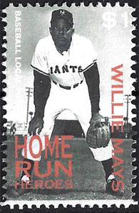 2013 U.S. Local Post – Home Run Heroes, Willie Mays
