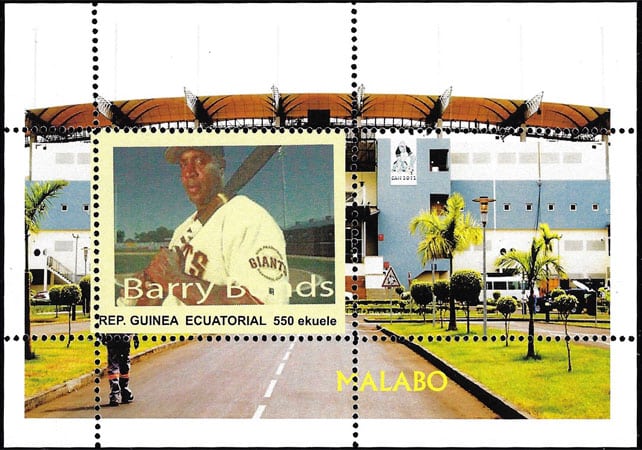 2018 Equatorial Guinea – Barry Bonds 550 ekeule