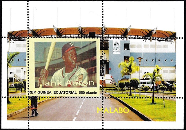 2018 Equatorial Guinea – Hank Aaron 550 ekeule