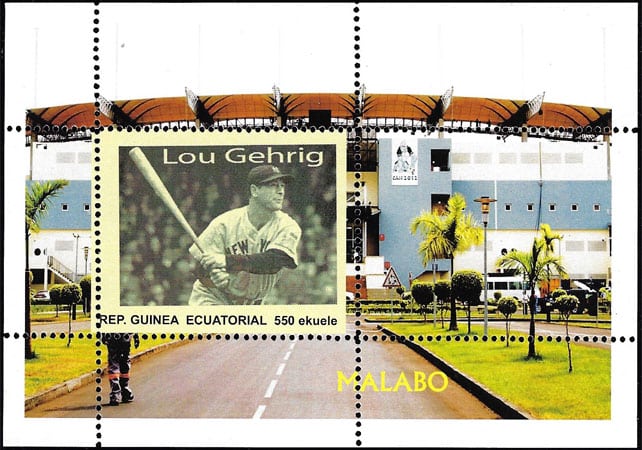 2018 Equatorial Guinea – Lou Gehrig 550 ekeule