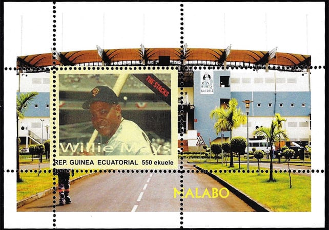 2018 Equatorial Guinea – Willie Mays 550 ekeule