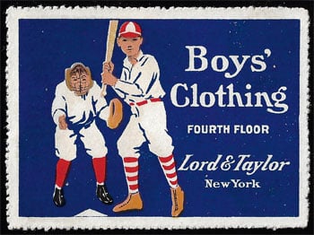 Lord & Taylor Boys' Clothing Stamp