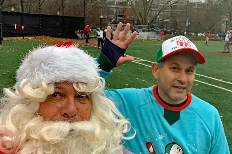 Santa and Winterball organizer Brett Rudy