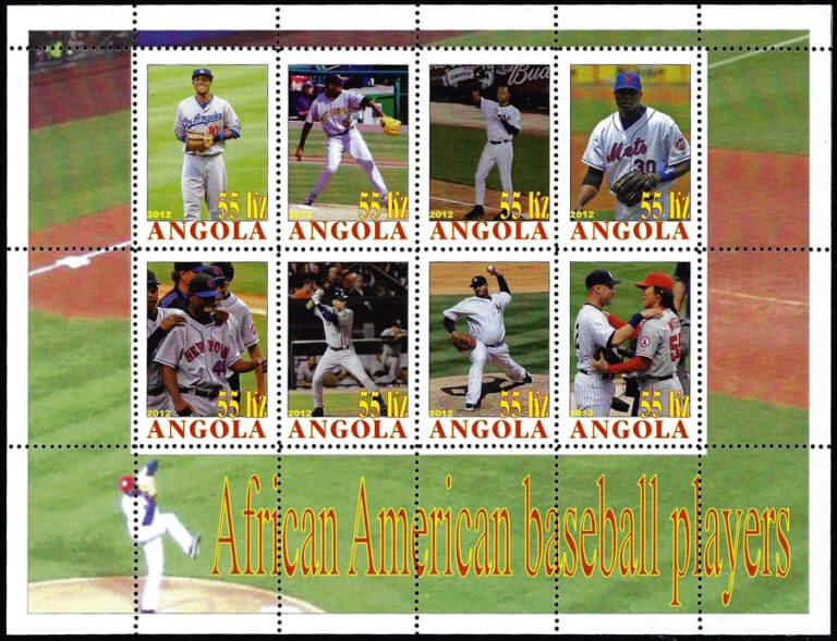 2012 Angola – African American Baseball Players, Sheet 5