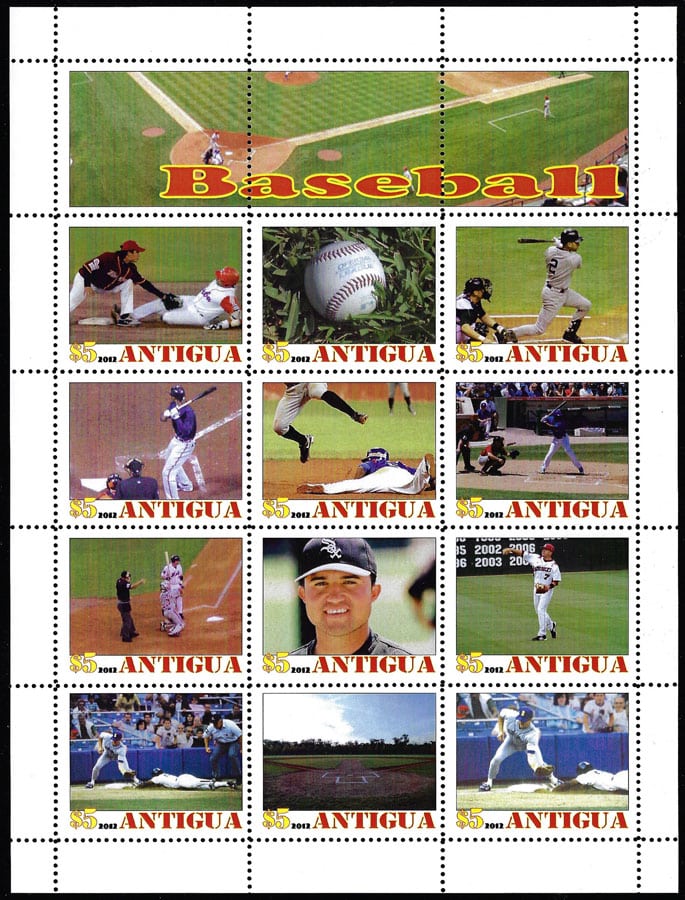 2012 Antigua – Baseball (12 values)