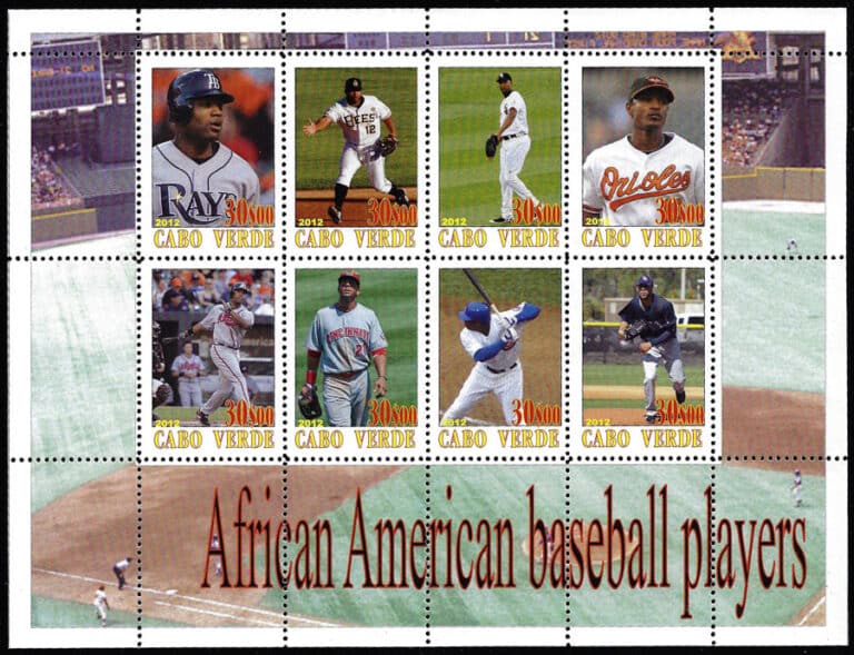 2012 Cape Verde – African American Baseball Players, Sheet 3