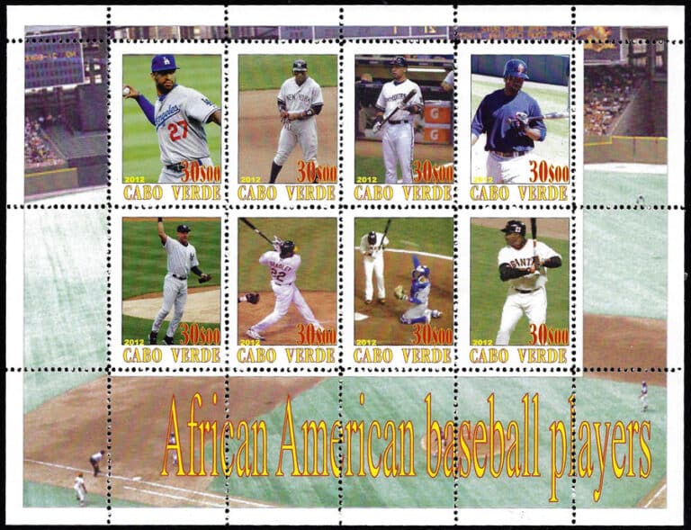 2012 Cape Verde – African American Baseball Players, Sheet 4