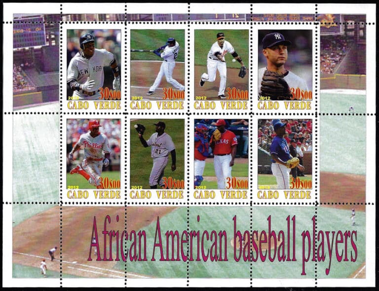 2012 Cape Verde – African American Baseball Players, Sheet 8