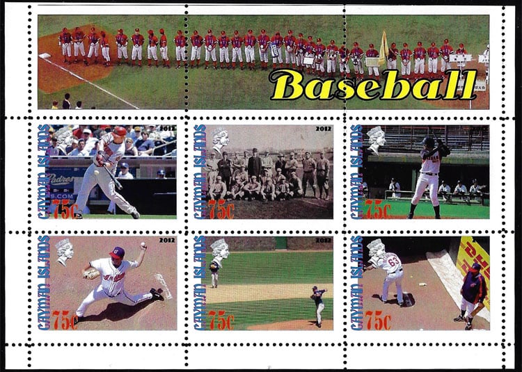 2012 Cayman Islands – Baseball (6 values)