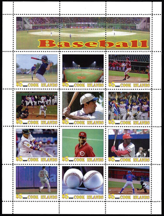 2012 Cook Islands – Baseball (12 values)