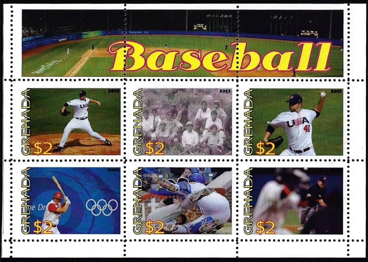 2012 Greneda – Baseball (6 values)