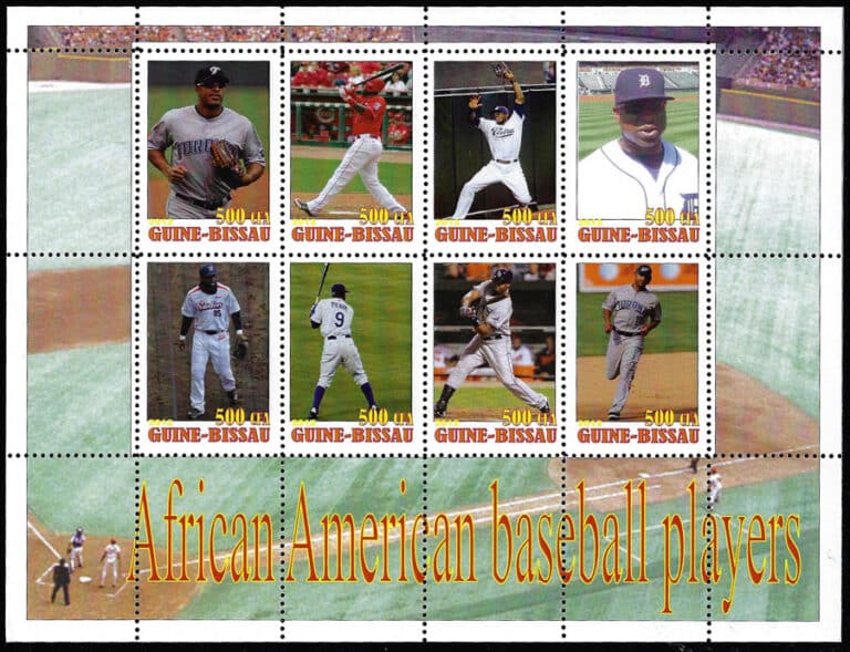 2012 Guinea Bissau – African American Baseball Players, Sheet 4