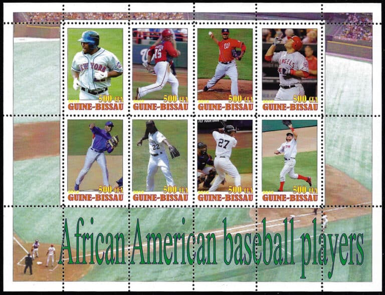 2012 Guinea Bissau – African American Baseball Players, Sheet 7