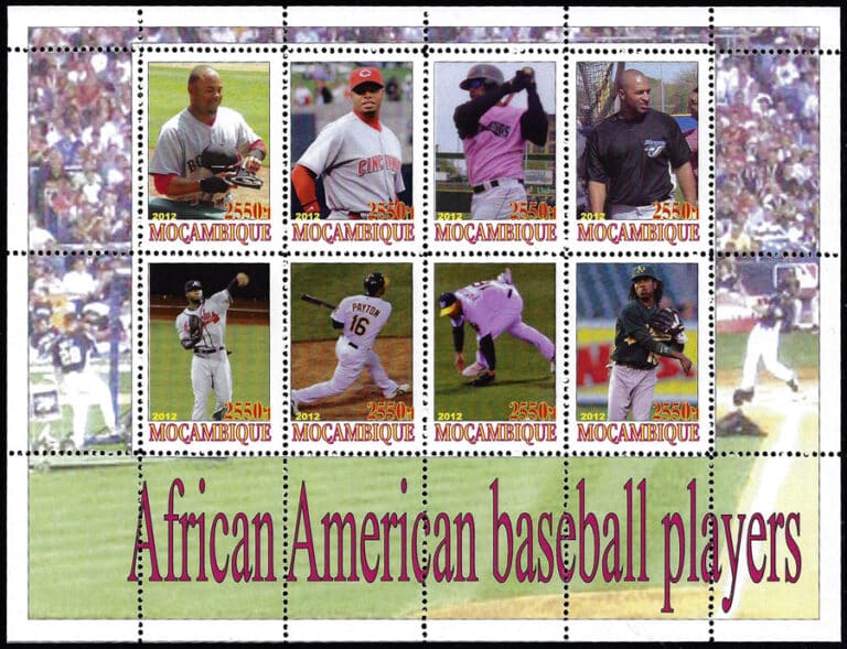 2012 Mozambique – African American Baseball Players, Sheet 2