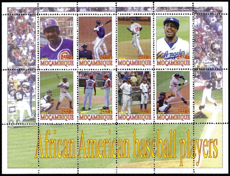 2012 Mozambique – African American Baseball Players, Sheet 3