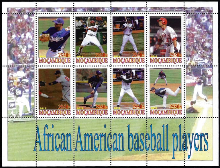 2012 Mozambique – African American Baseball Players, Sheet 5