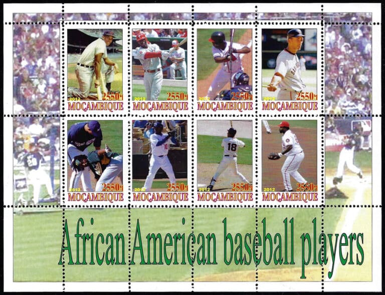 2012 Mozambique – African American Baseball Players, Sheet 6