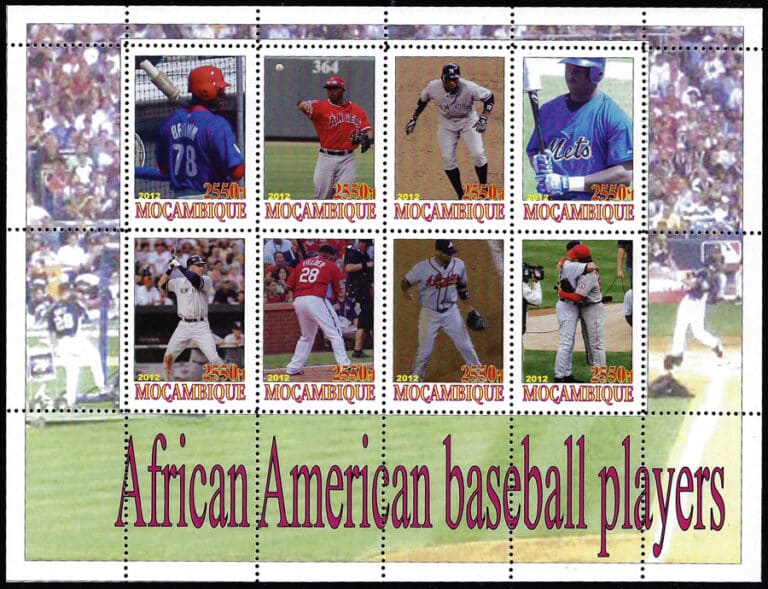 2012 Mozambique – African American Baseball Players, Sheet 8