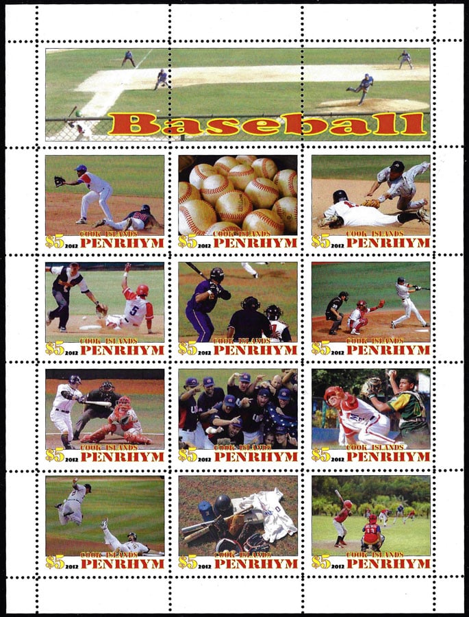 2012 Penrhym – Baseball (12 values)