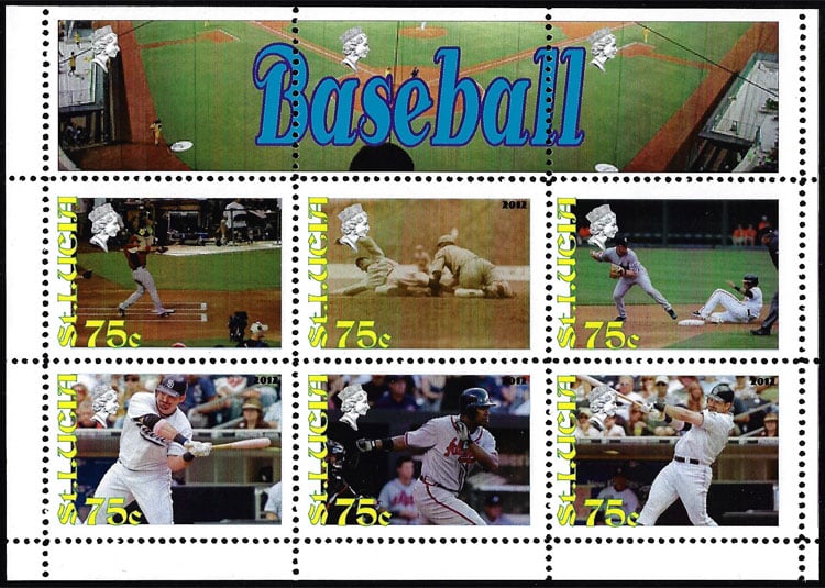 2012 St. Lucia – Baseball (6 values)