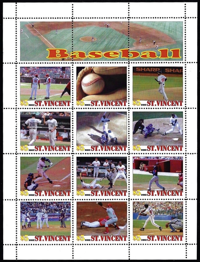 2012 St. Vincent – Baseball (12 values)