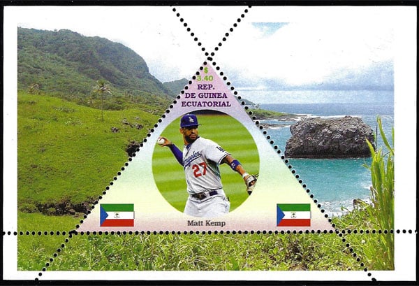 2013 Equatorial Guinea – Baseball Triangle, Matt Kemp