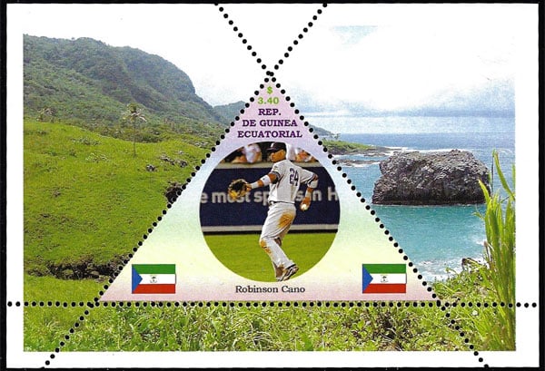 2013 Equatorial Guinea – Baseball Triangle, Robinson Cano