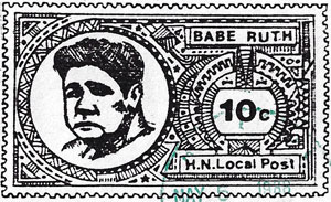 1988 USA – H.N. Local Post Babe Ruth Stamp