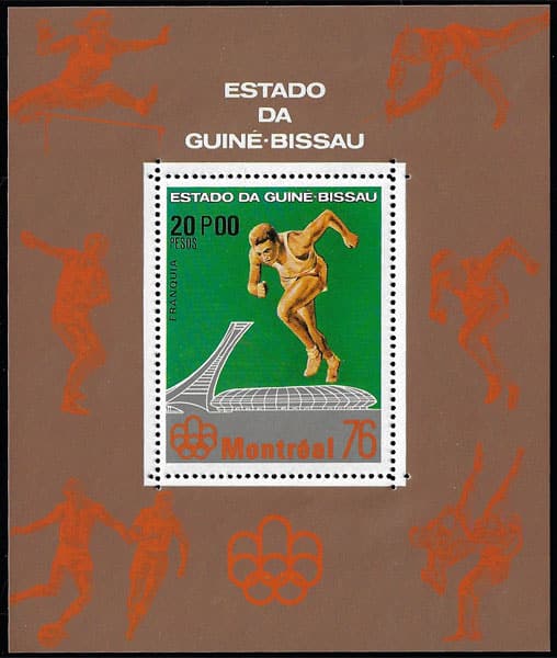 1976 Guinea – Stadium Olympique, Track SS (20 pesos)