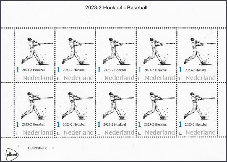 2023 Netherlands – Honkbal - Baseball 2 sheet, batter clipart