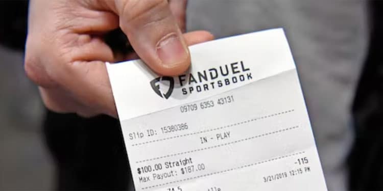 FanDuel Betting Slip