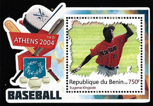 2022 Benin – Olympic Baseball in Athens 2004 (1 value) with Eugene Kingsale
