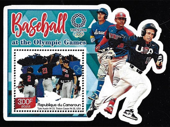 2022 Cameroon – Olympic Baseball in Tokyo 2020 (1 value) with Tyler Austin, Triston Casas
