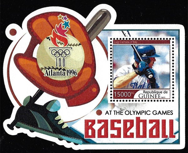 2022 Guinea – Olympic Baseball – Atlanta 1996 (1 value) with Luigi Carrozza