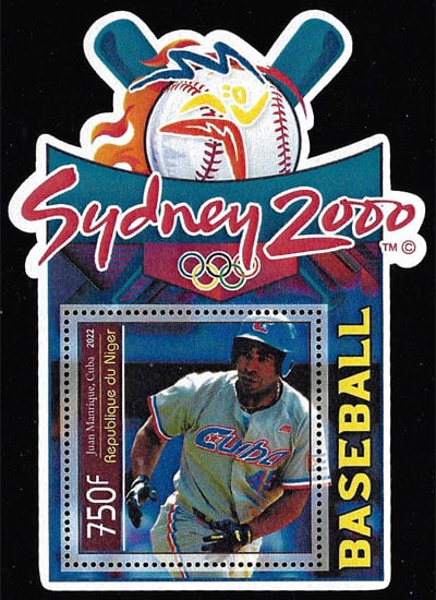 2002 Niger – Olympic Baseball in Sydney 2000 (1 value) with Juan Manrique