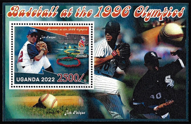 2022 Uganda – Olympic Baseball – Atlanta 1996 (1 value) with Jim Parque (USA)