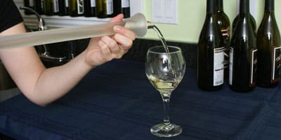 White Wine from Glass Bat