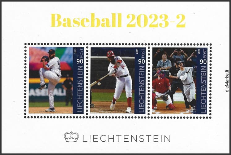 2023 Liechtenstein – Baseball 2023 – 2 (3 values)