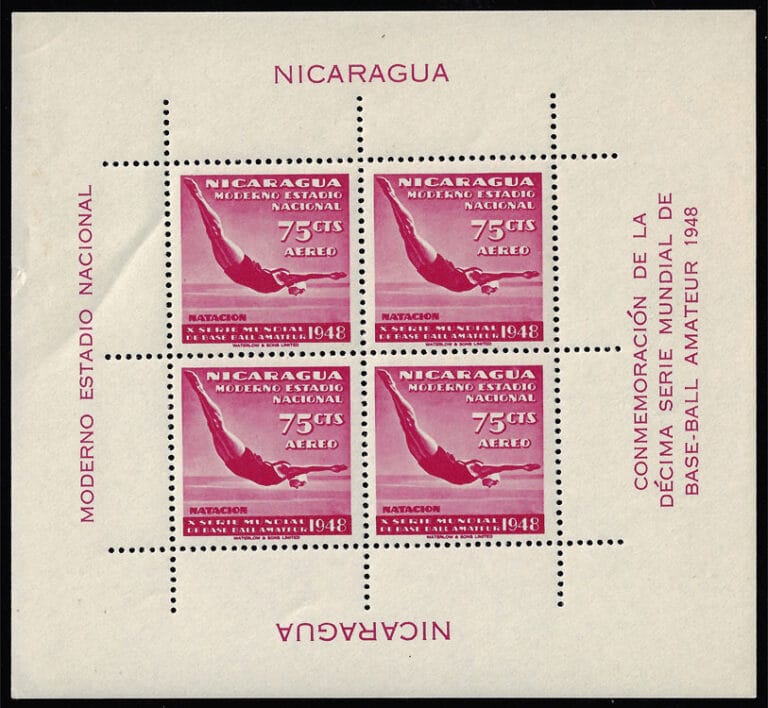 1949 Nicaragua – 10th World Series of Baseball: Swimming for 75¢